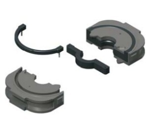 HF type-Pipe ram assembly & top seal & packer & body